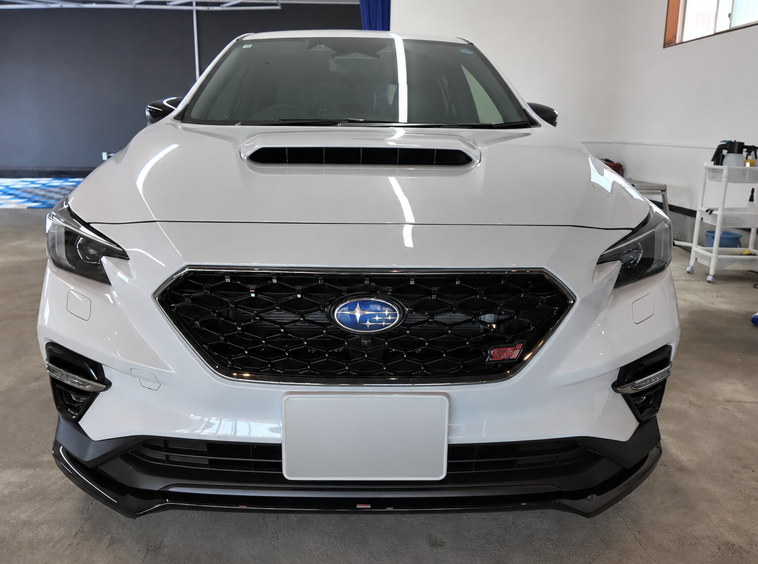 木更津市よりご来店 SUBARU レヴォーグ STI Sport R-Black LimitedⅡ 入庫時の全体写真