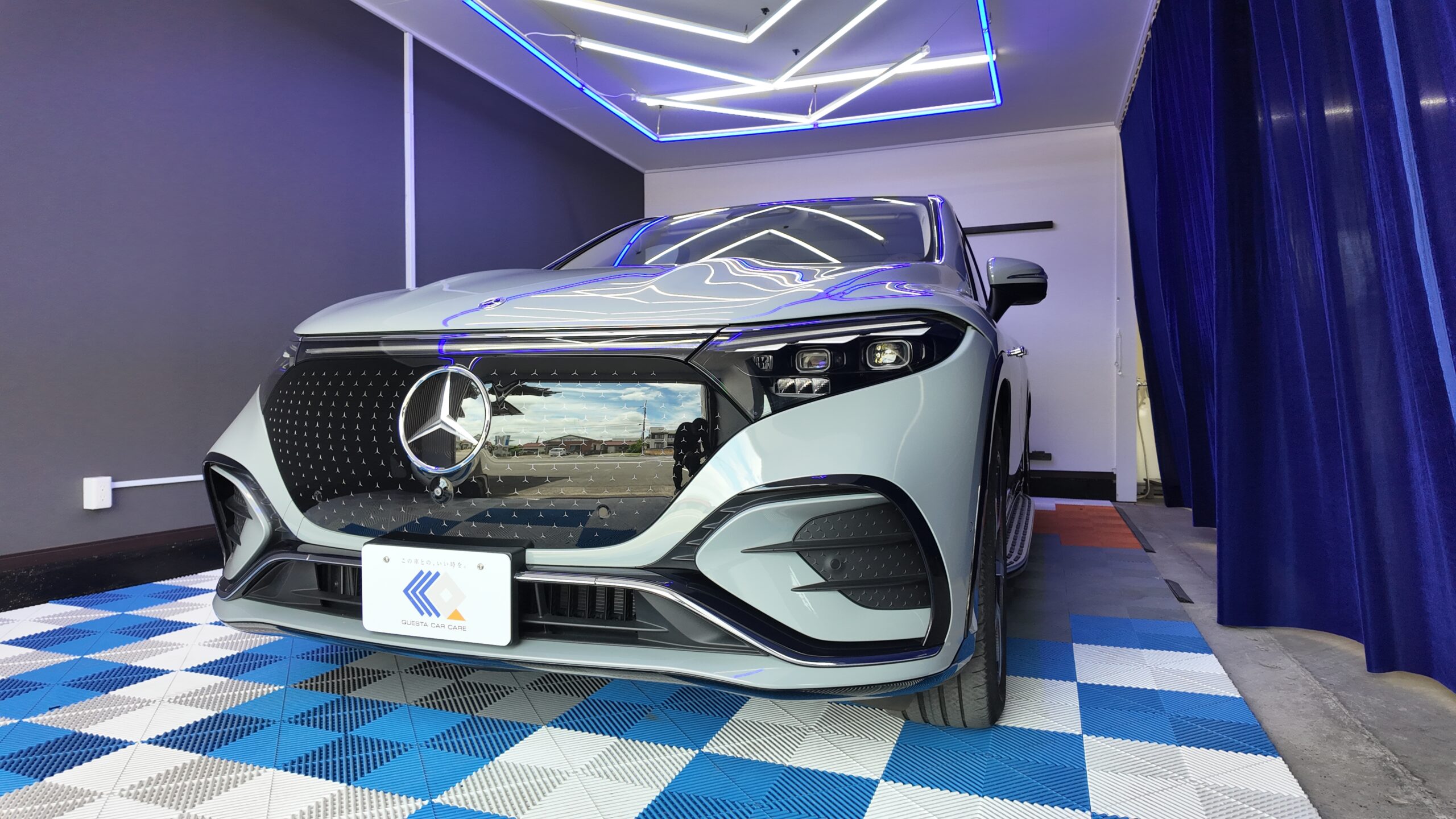 Mercedes-Benz EQS 450 4MATIC SUV SystemX PRO+施工後