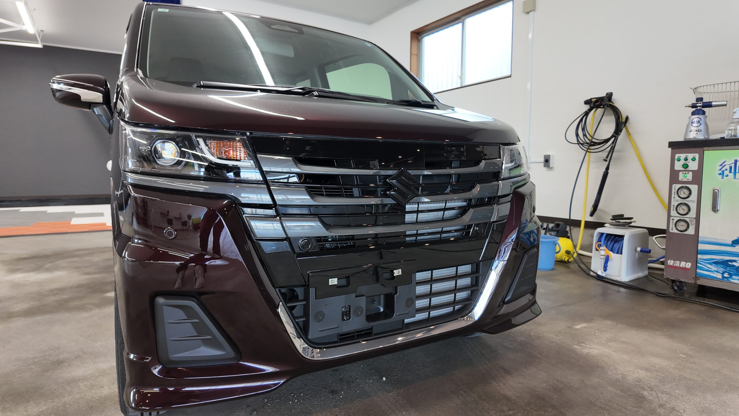 新車スズキ ワゴンR LASTELLA MATRIXセラミックコーティング施工前