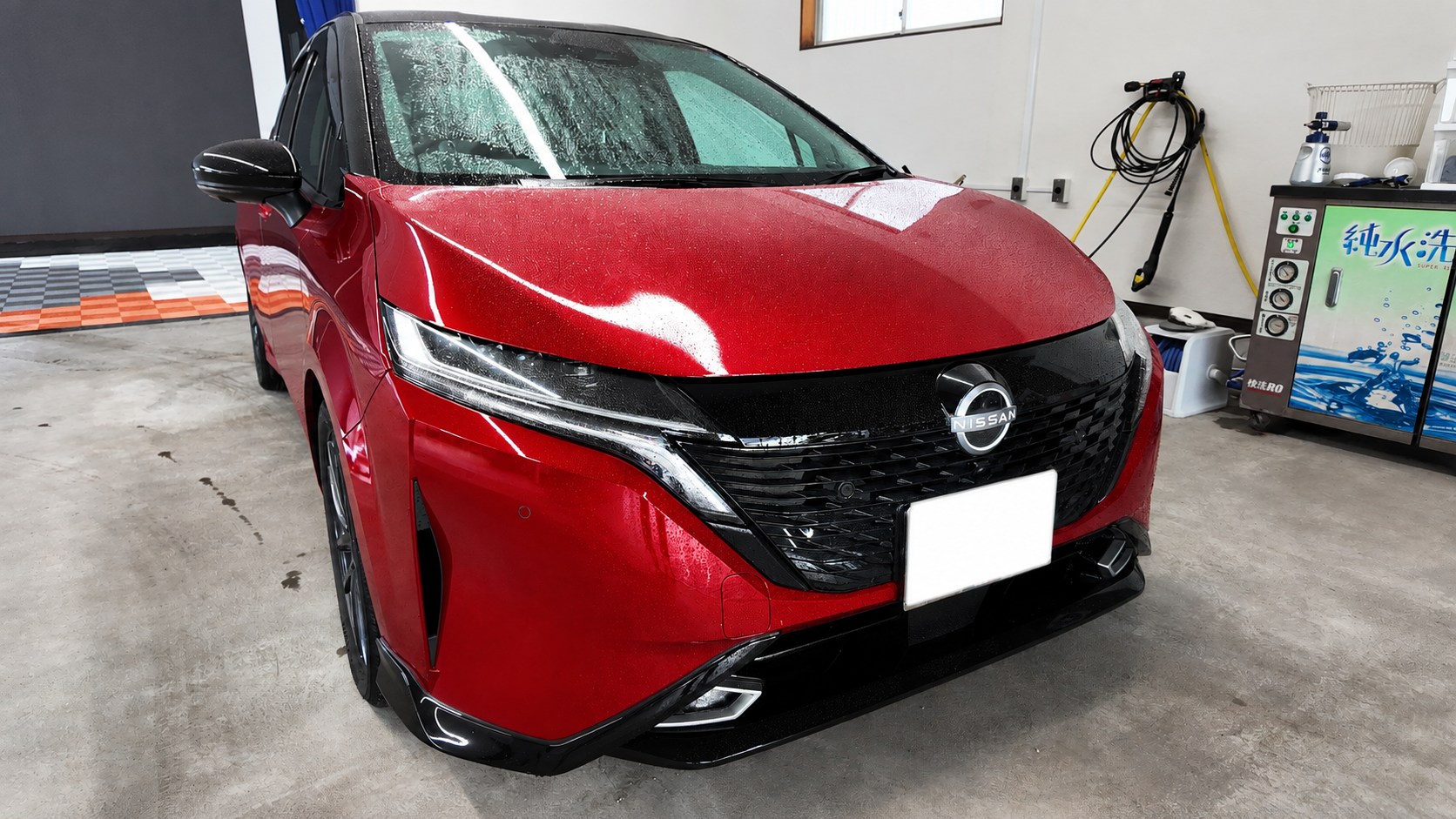 木更津市からご来店の日産AURA カーコーティング施工前