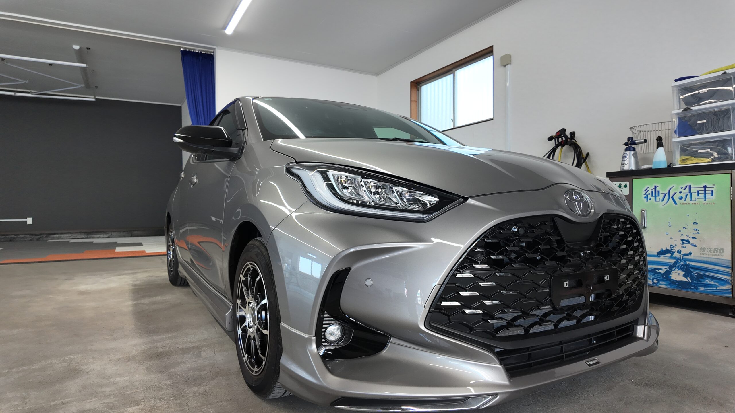 静岡県磐田市からご来店の新車トヨタ ヤリス System X MAX施工前