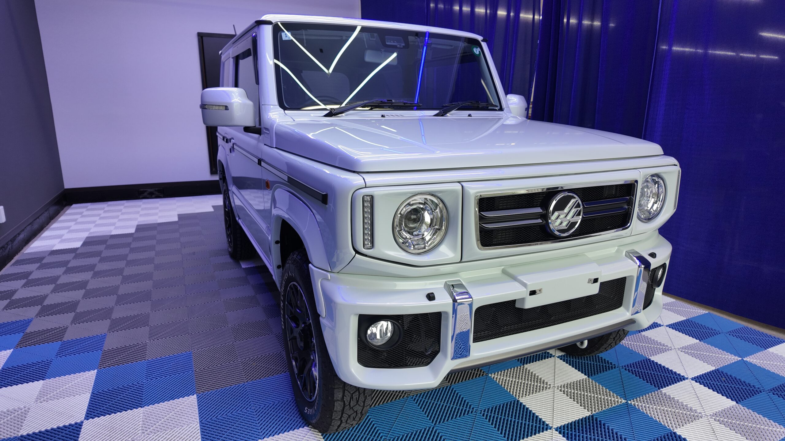 富津市からご来店いただいたスズキ ジムニーのセラミックコーティング完成車