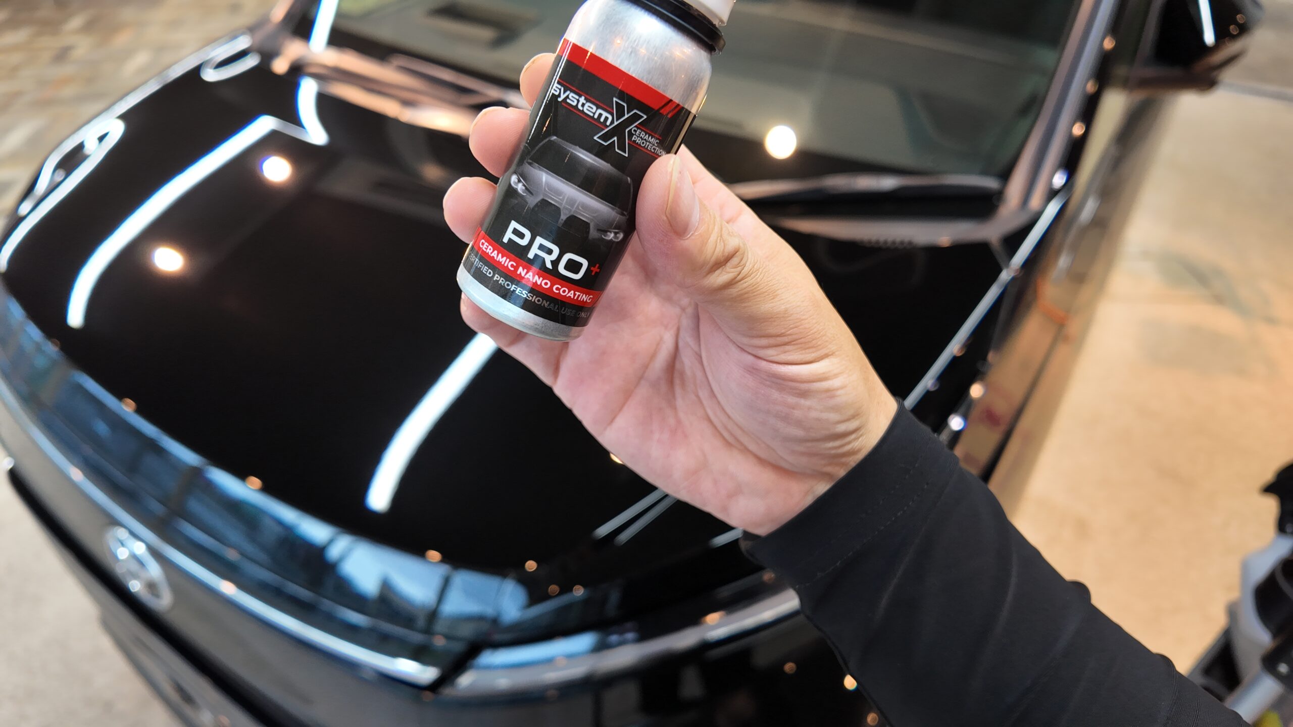 新車トヨタ ヴォクシーに施工するSystem X PRO+セラミックコーティング