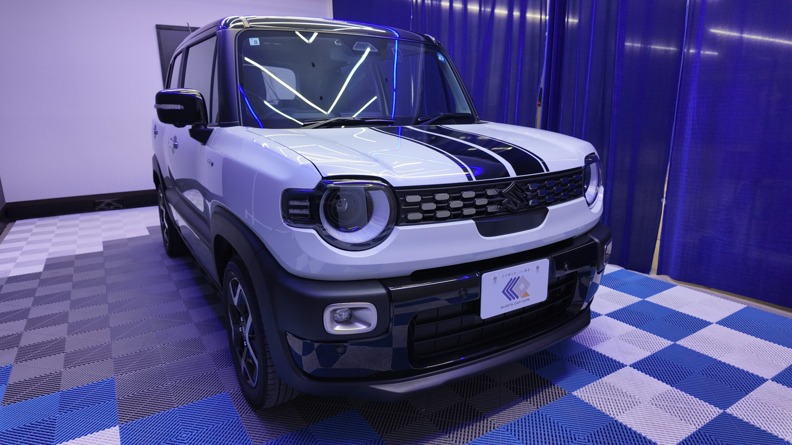 いすみ市からご来店の新車スズキ クロスビー LASTELLA MATRIX施工後